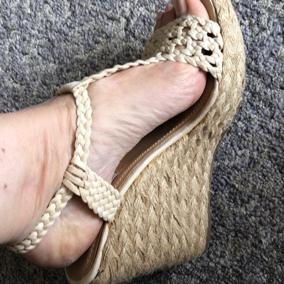 Steve Madden braided wedge rafia espadrilles in 8.5 - Picture 2 of 6